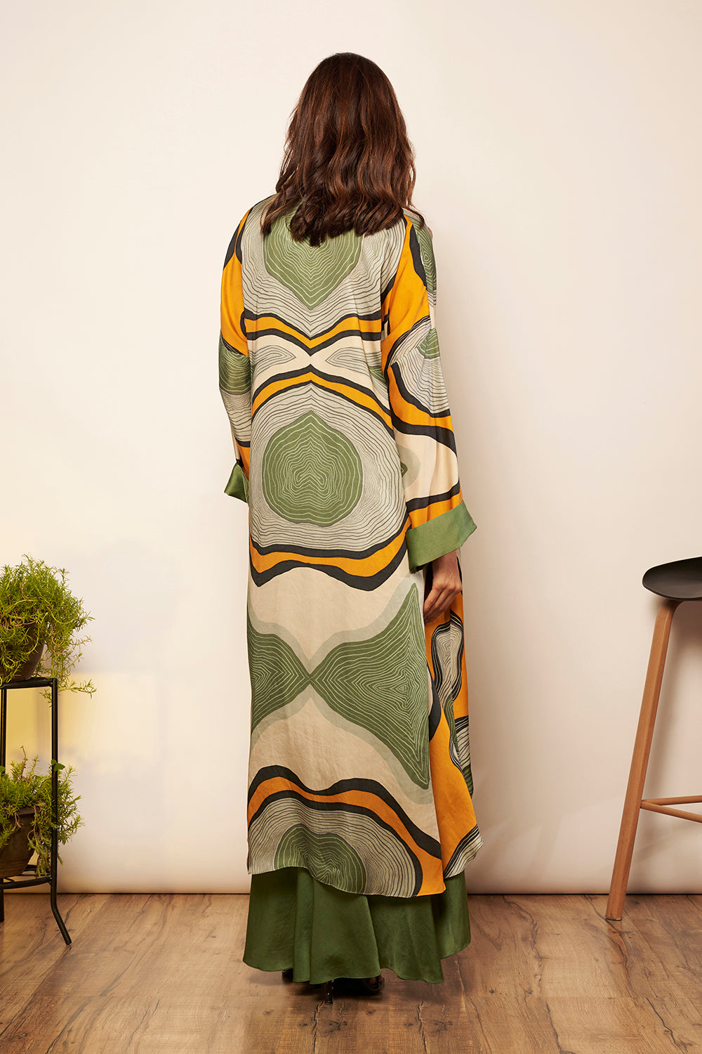 Printed Satin Throw