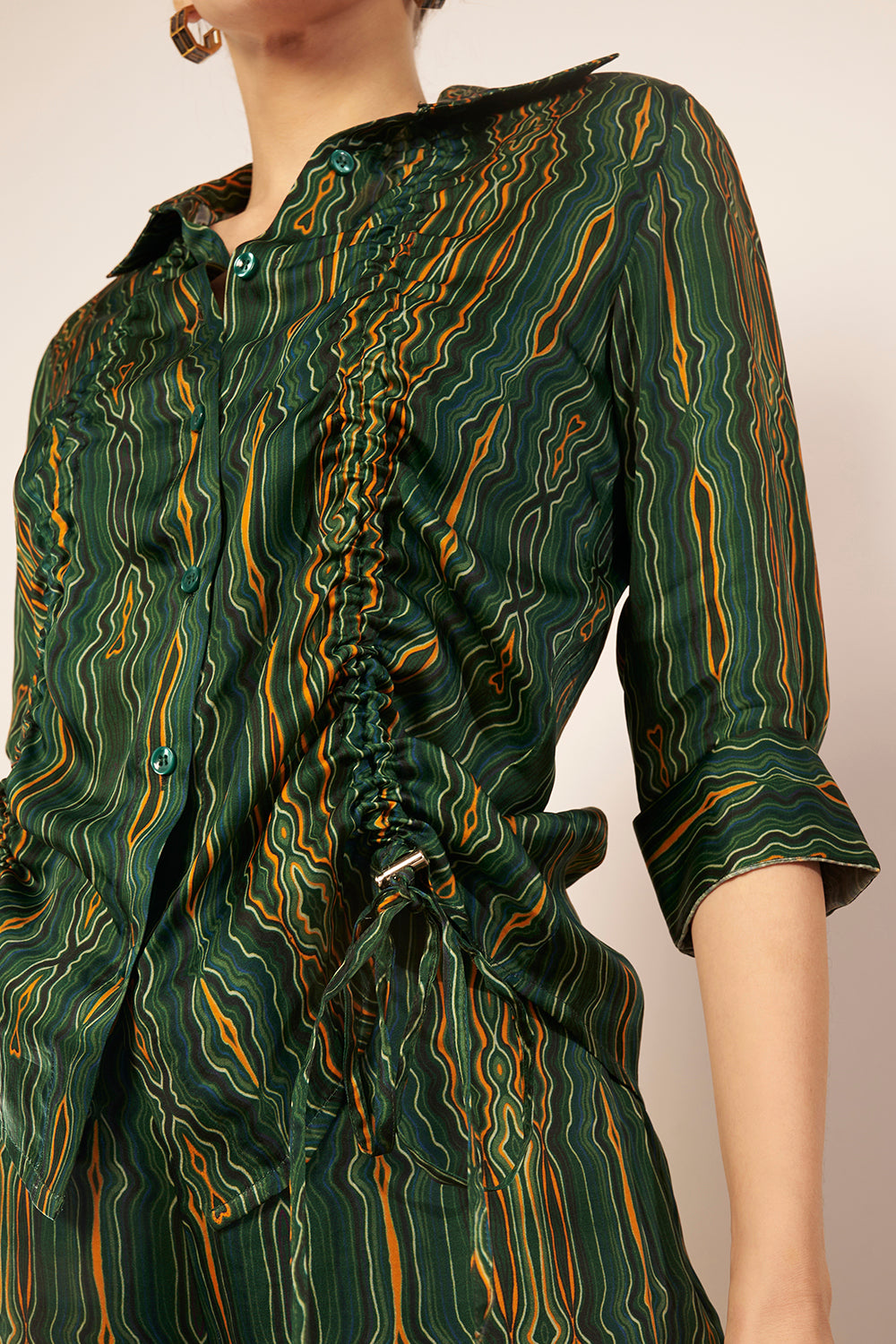 Satin Printed Shirt