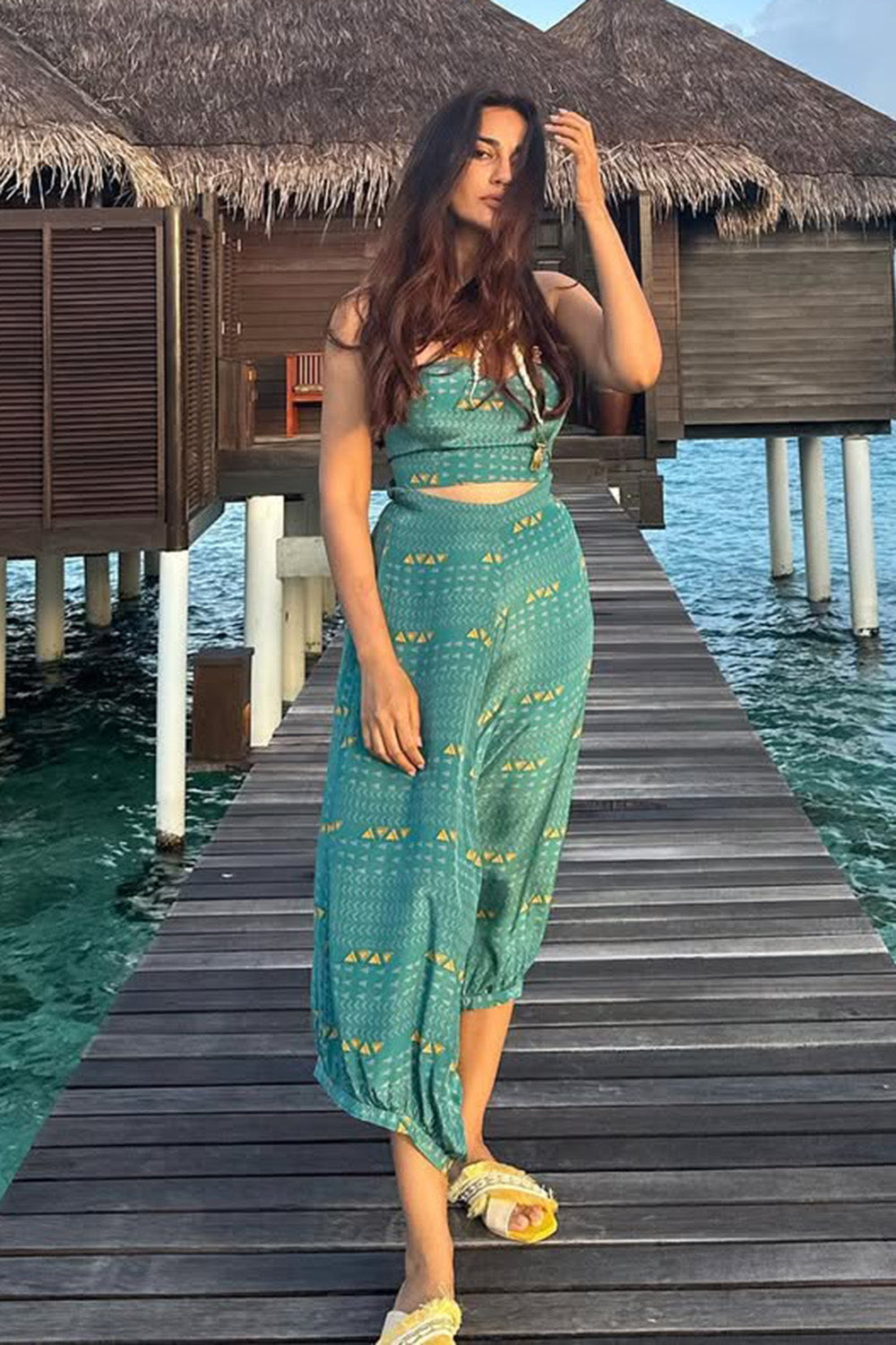 Surbhi Jyoti in Crop Top with Culottes