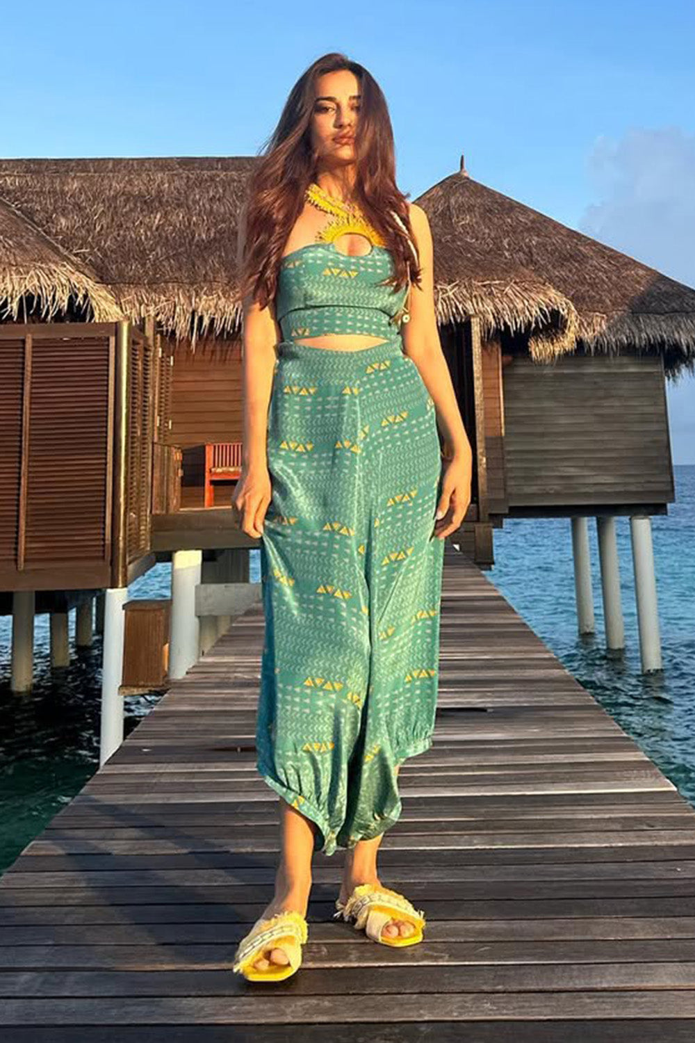 Surbhi Jyoti in Crop Top with Culottes