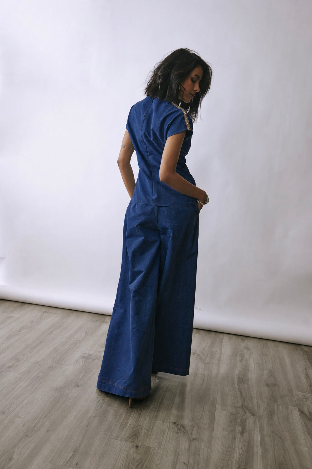 Ice Veil Denim Co-ord Set