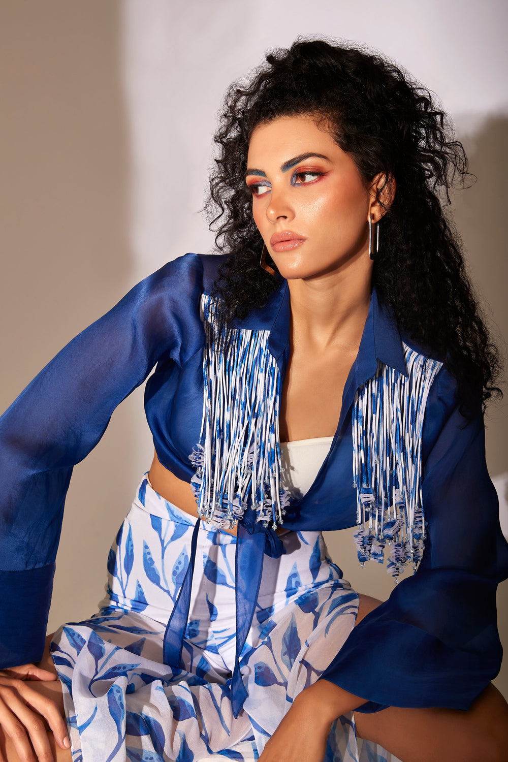 Blue Co-Ord with Jacket