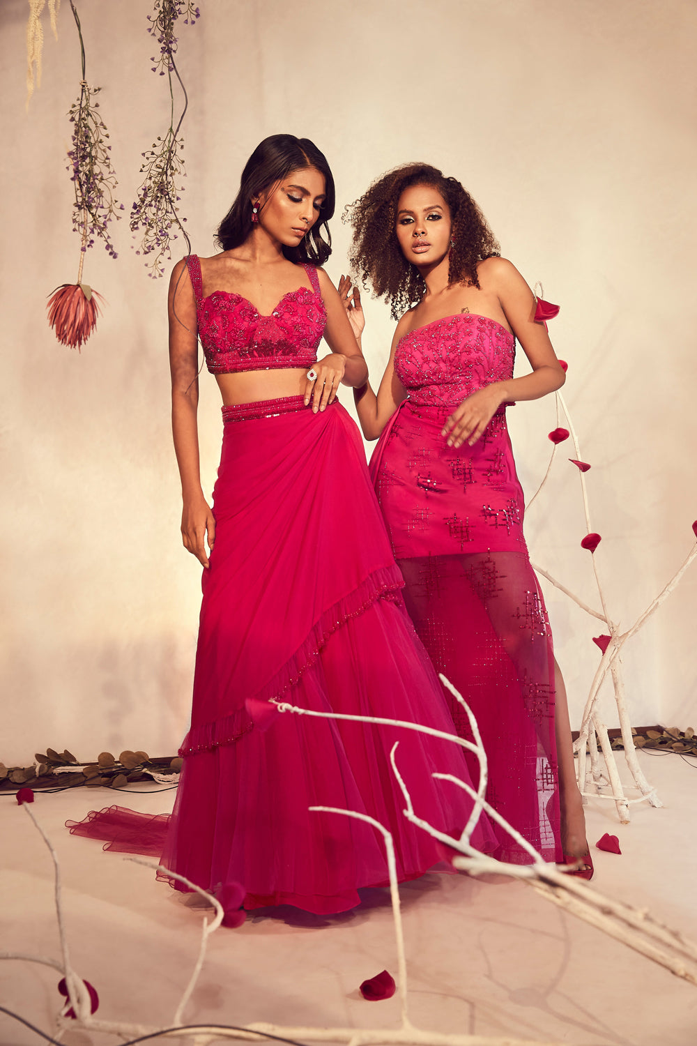 Himadri Bhatnagar in Drape Gown