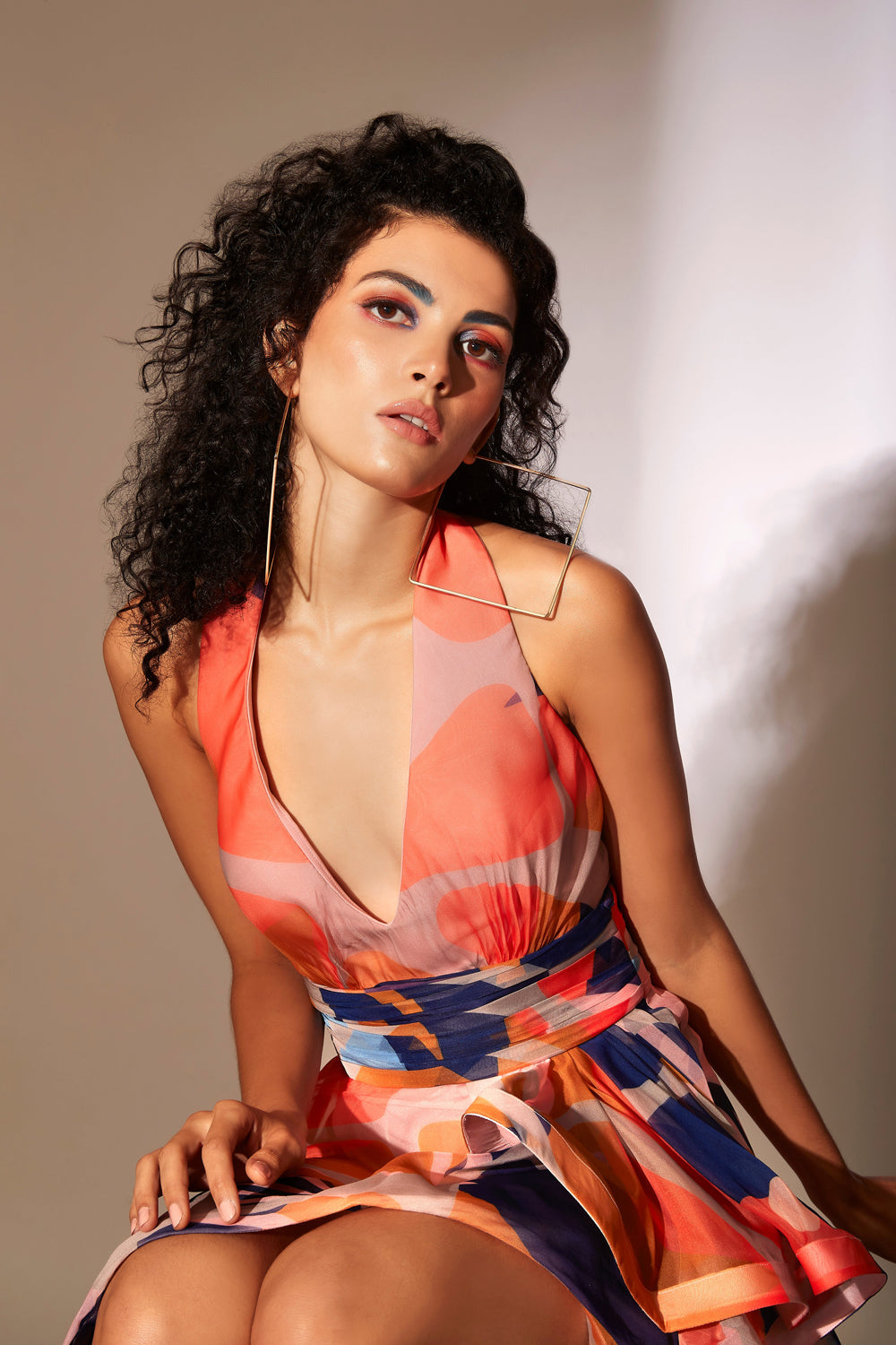 Peach Bikini Dress