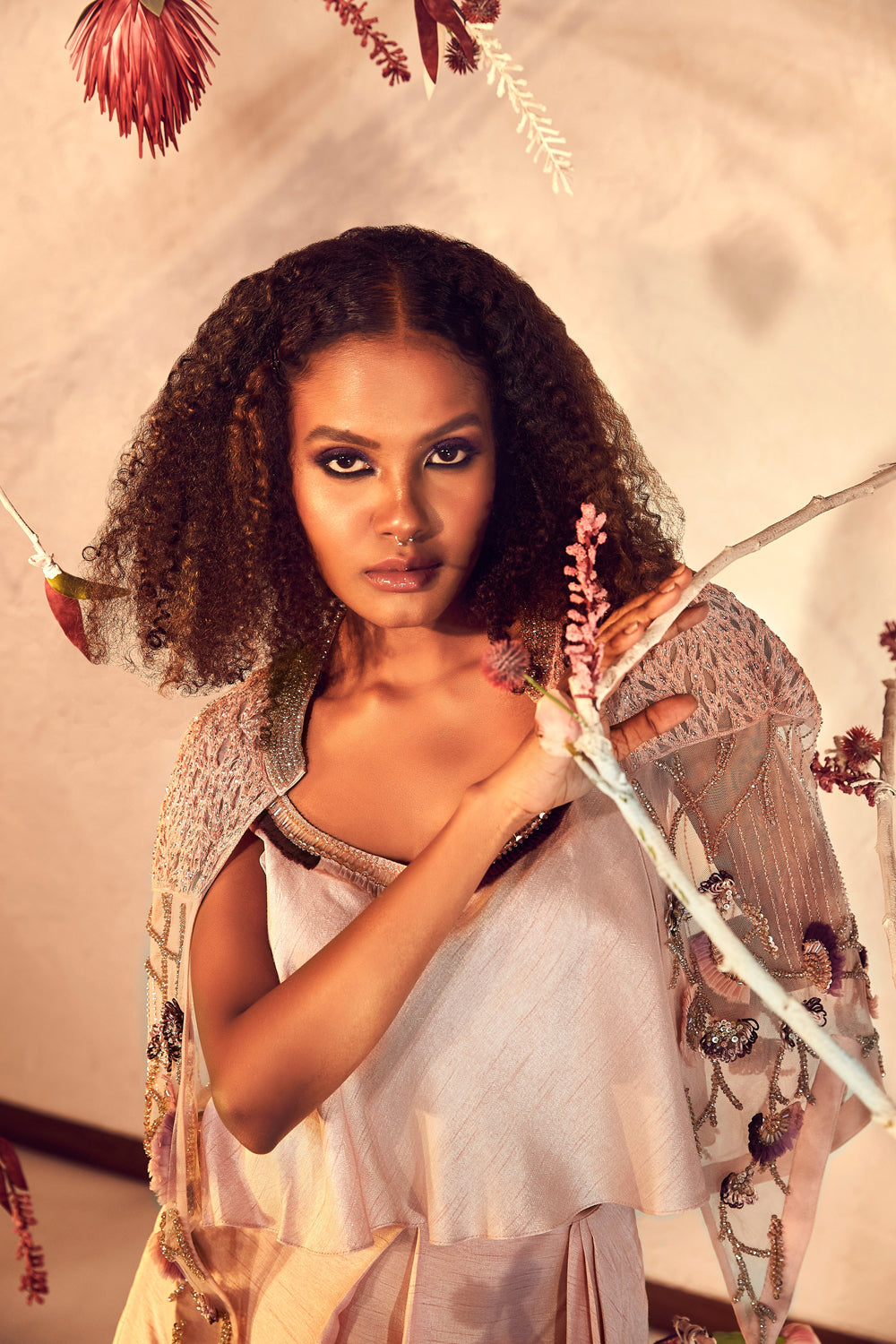 Salmon Pink Co-Ord with Jacket