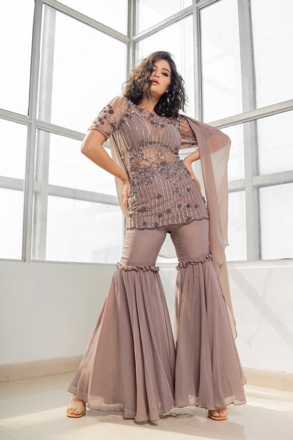 Kurta and Flared Pants