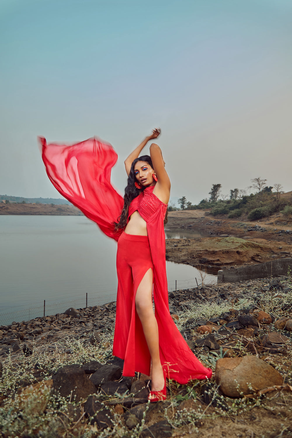 Scarlet Red Co-Ord Set