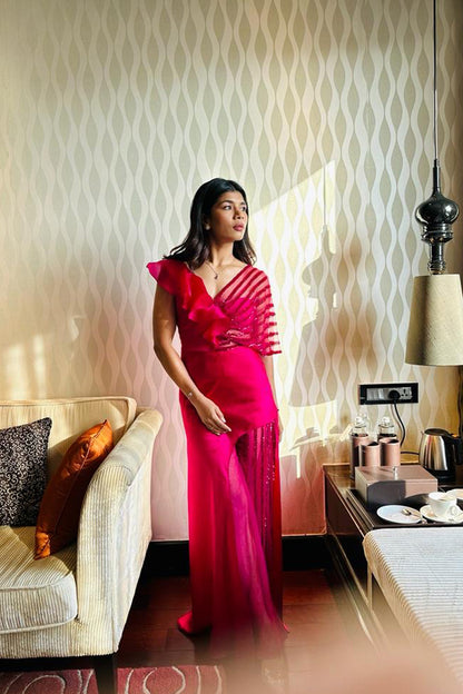 Nikhat Zareen in Pink Jumpsuit