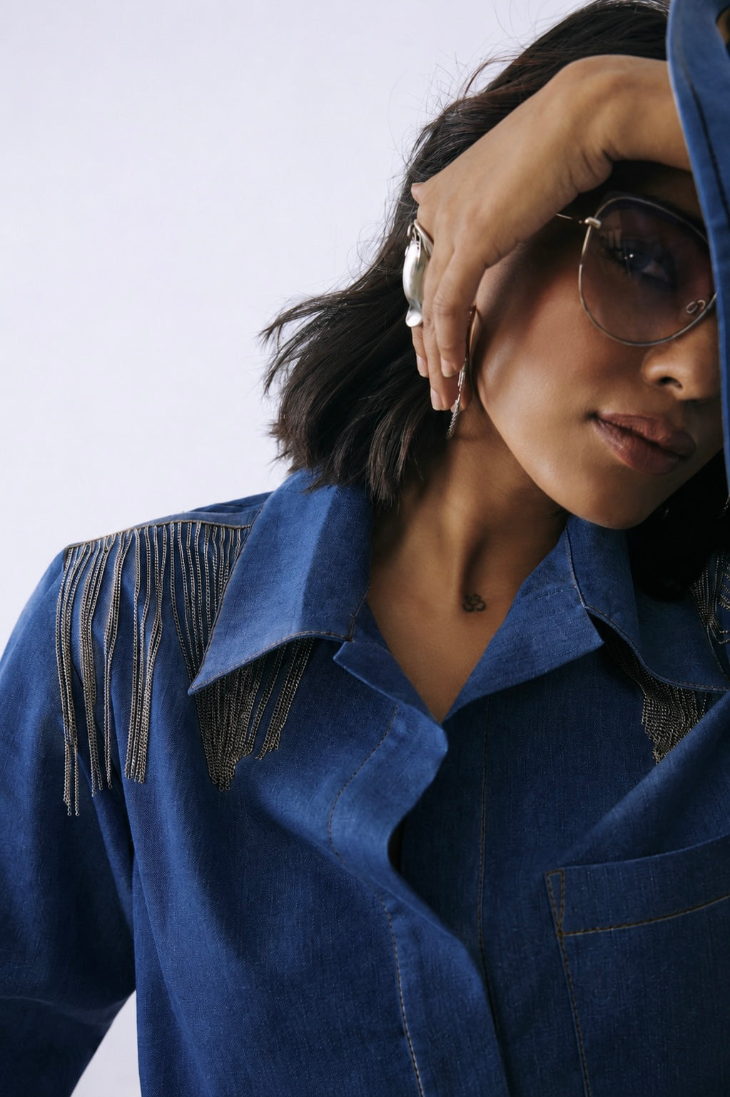 Deep Current Denim Co-ord Set