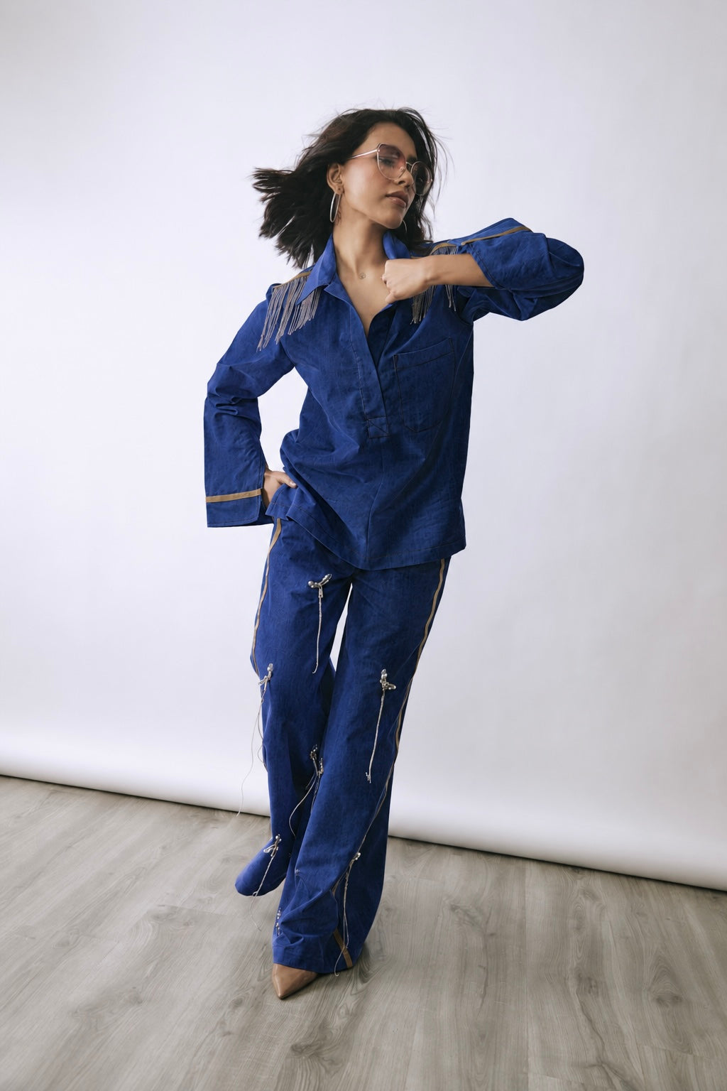 Deep Current Denim Co-ord Set