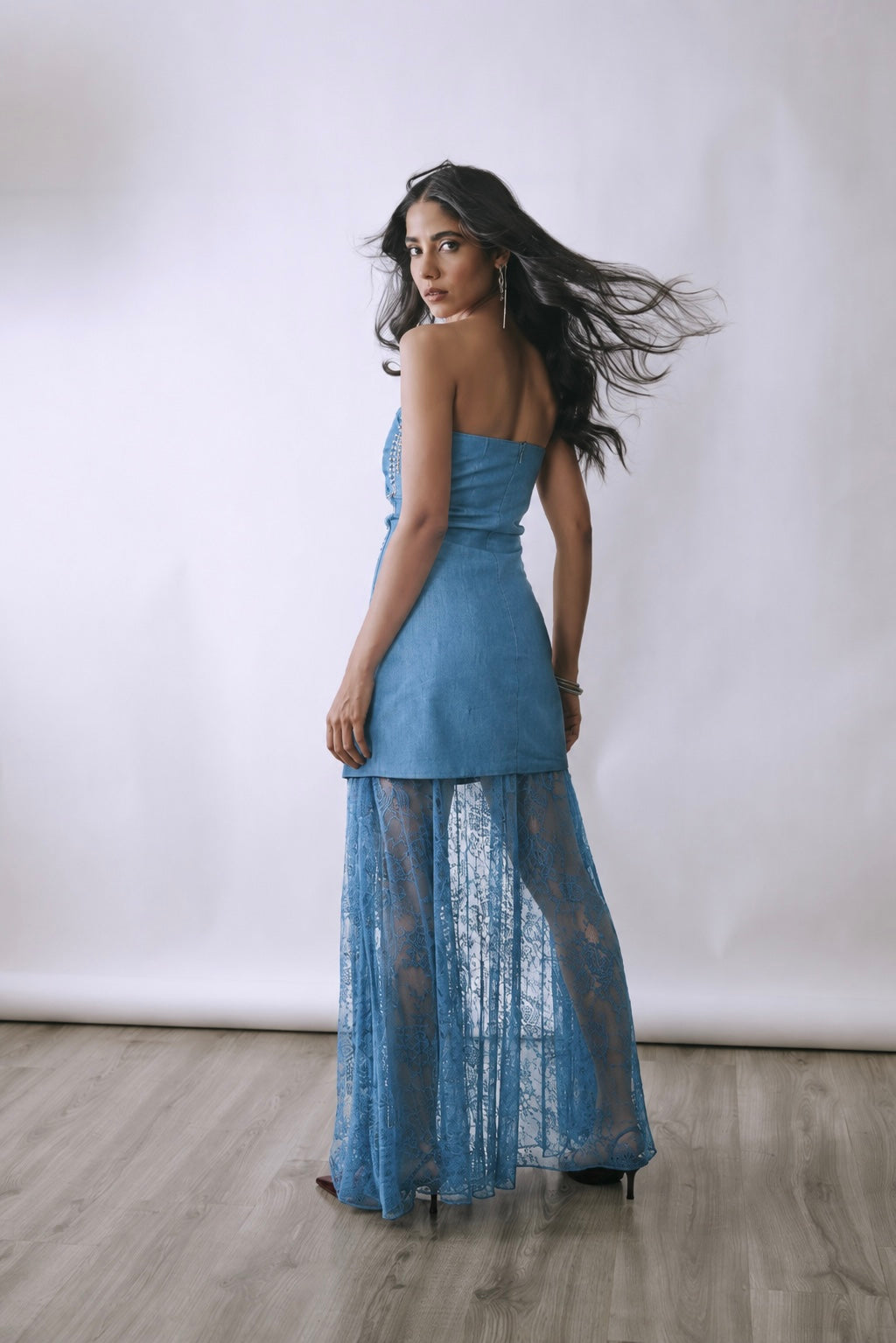 Ice Veil Mini Dress