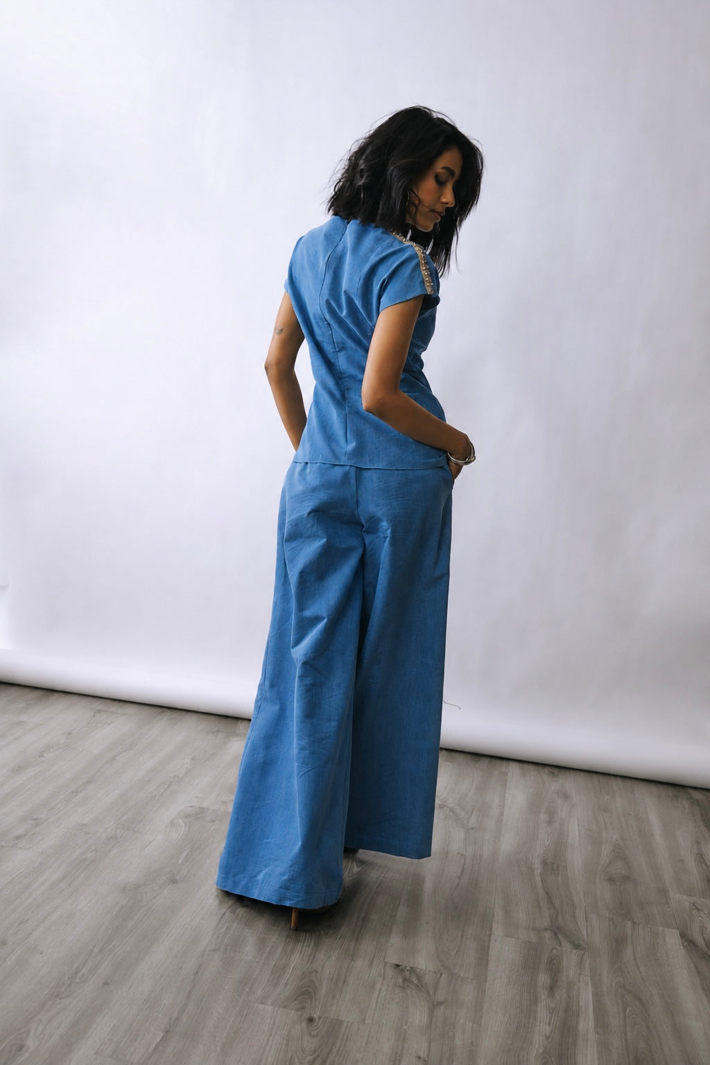 Ice Veil Denim Co-ord Set