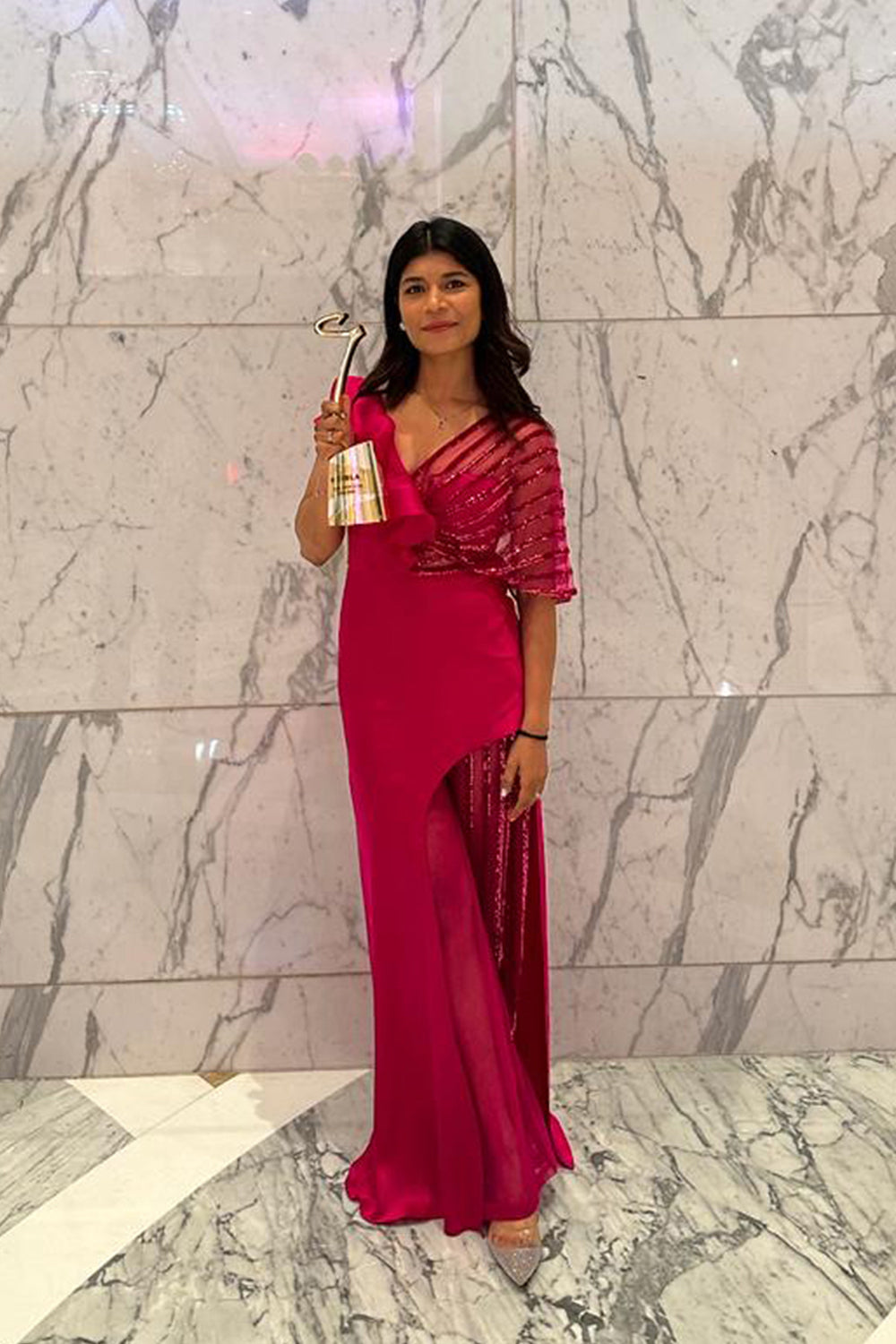 Nikhat Zareen in Pink Jumpsuit