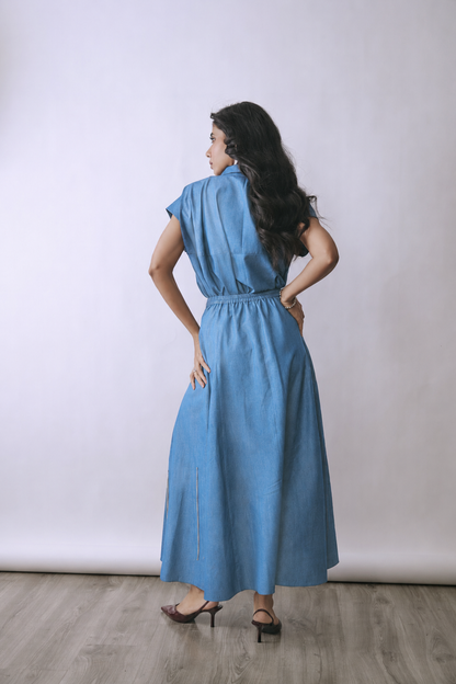 Ice Chain Denim Skirt Set