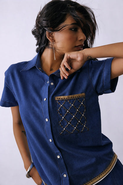 Deep Indigo Co-ord  Set