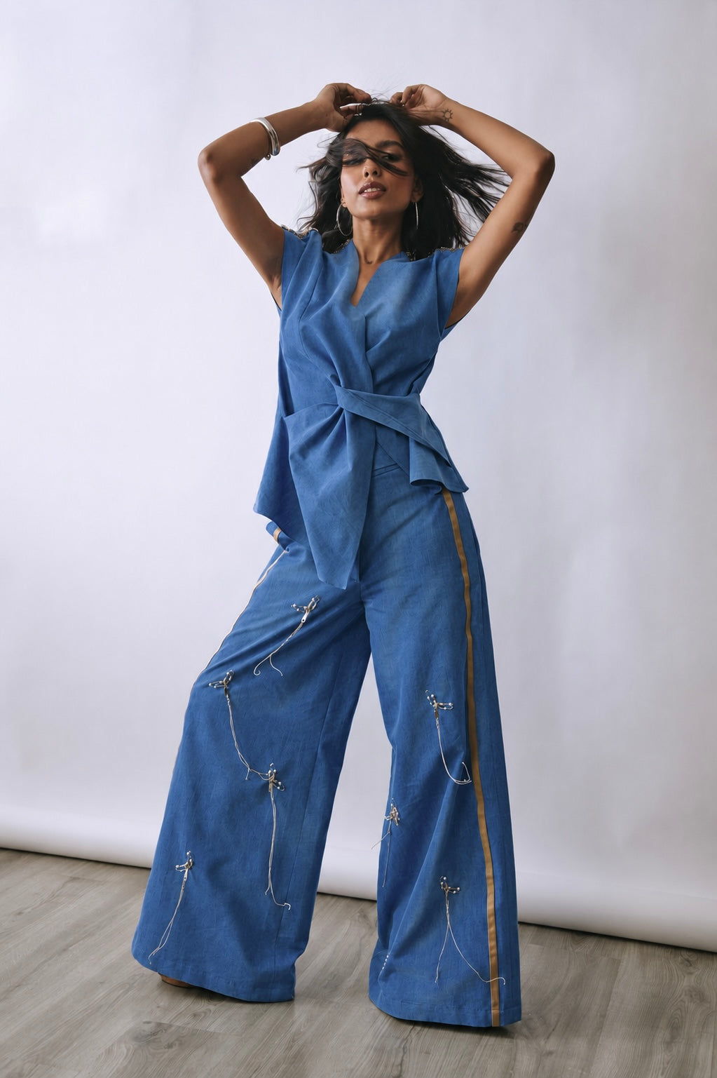 Ice Veil Denim Co-ord Set
