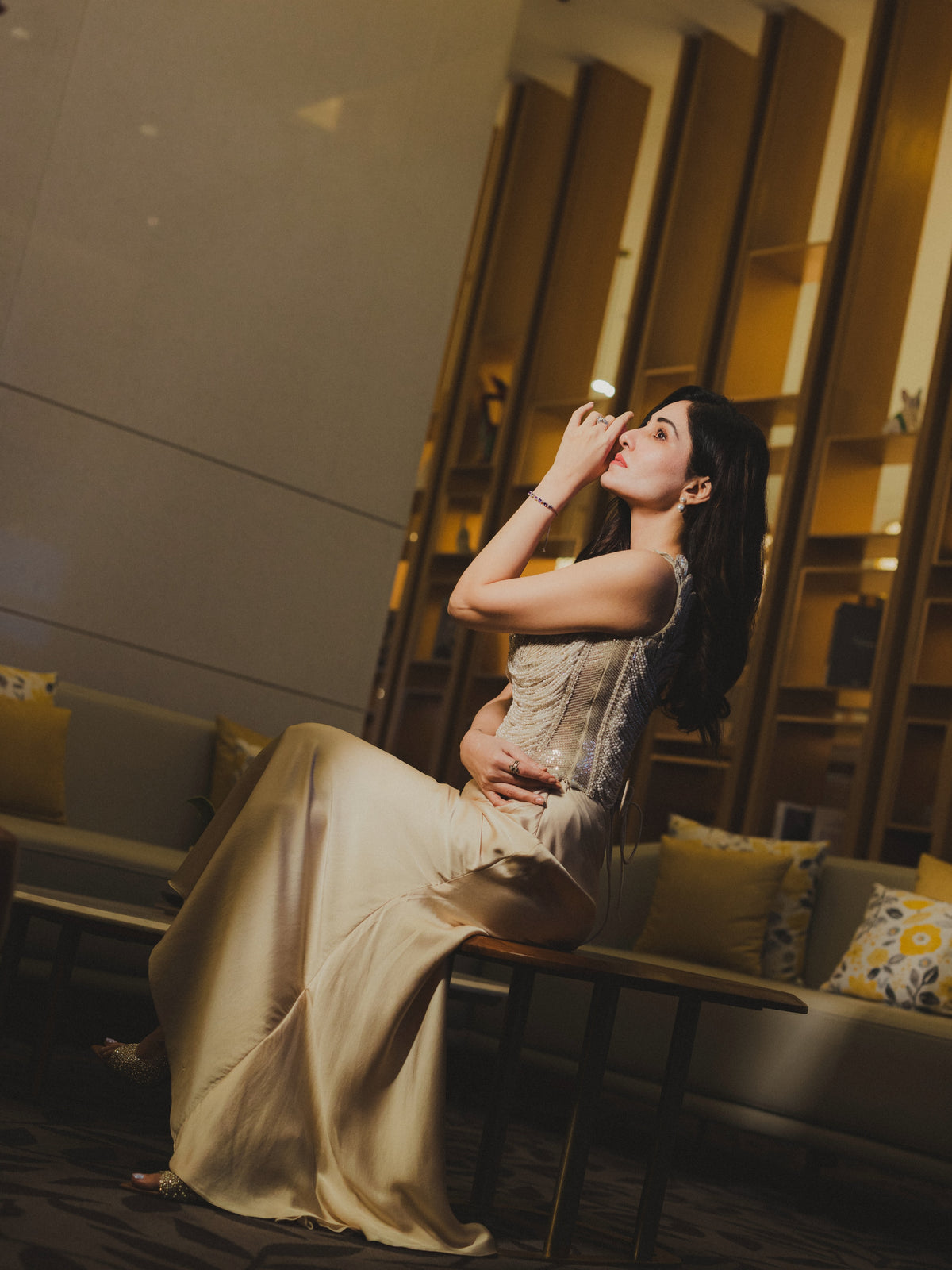 Pooja Chopra in The Elara Set