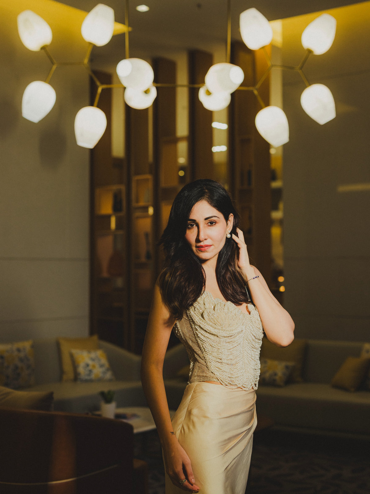 Pooja Chopra in The Elara Set
