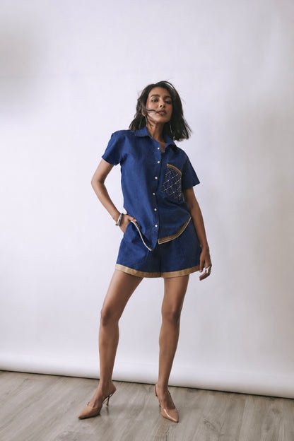 Deep Indigo Co-ord  Set