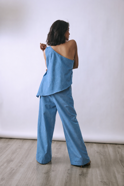 Ice Drape Embellished Jumpsuit