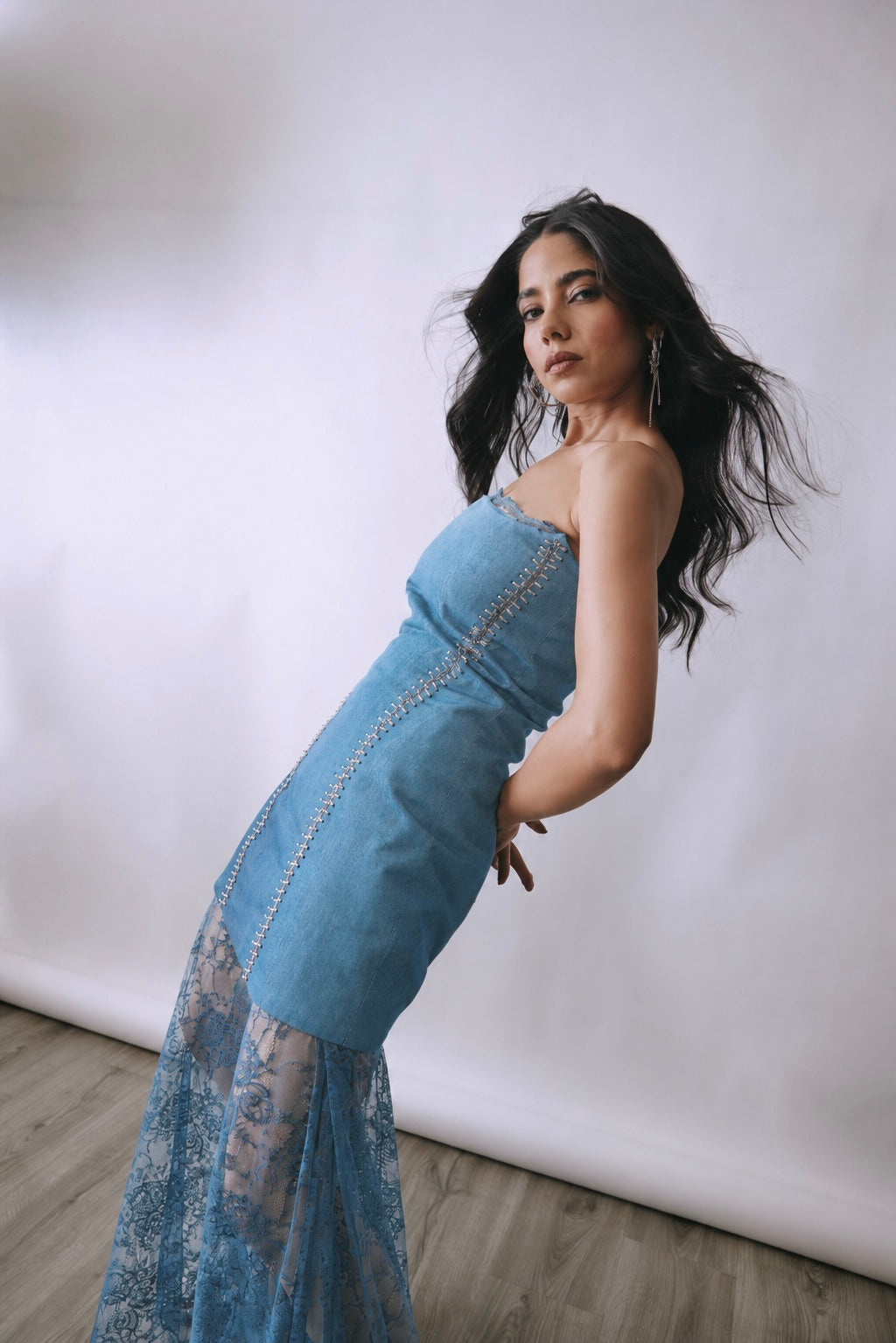 Ice Veil Mini Dress