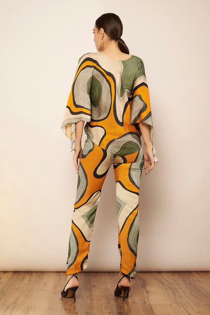 Asymmetrical Hem Pants