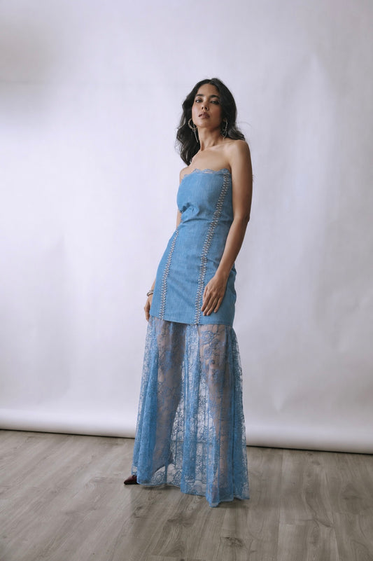 Ice Veil Mini Dress