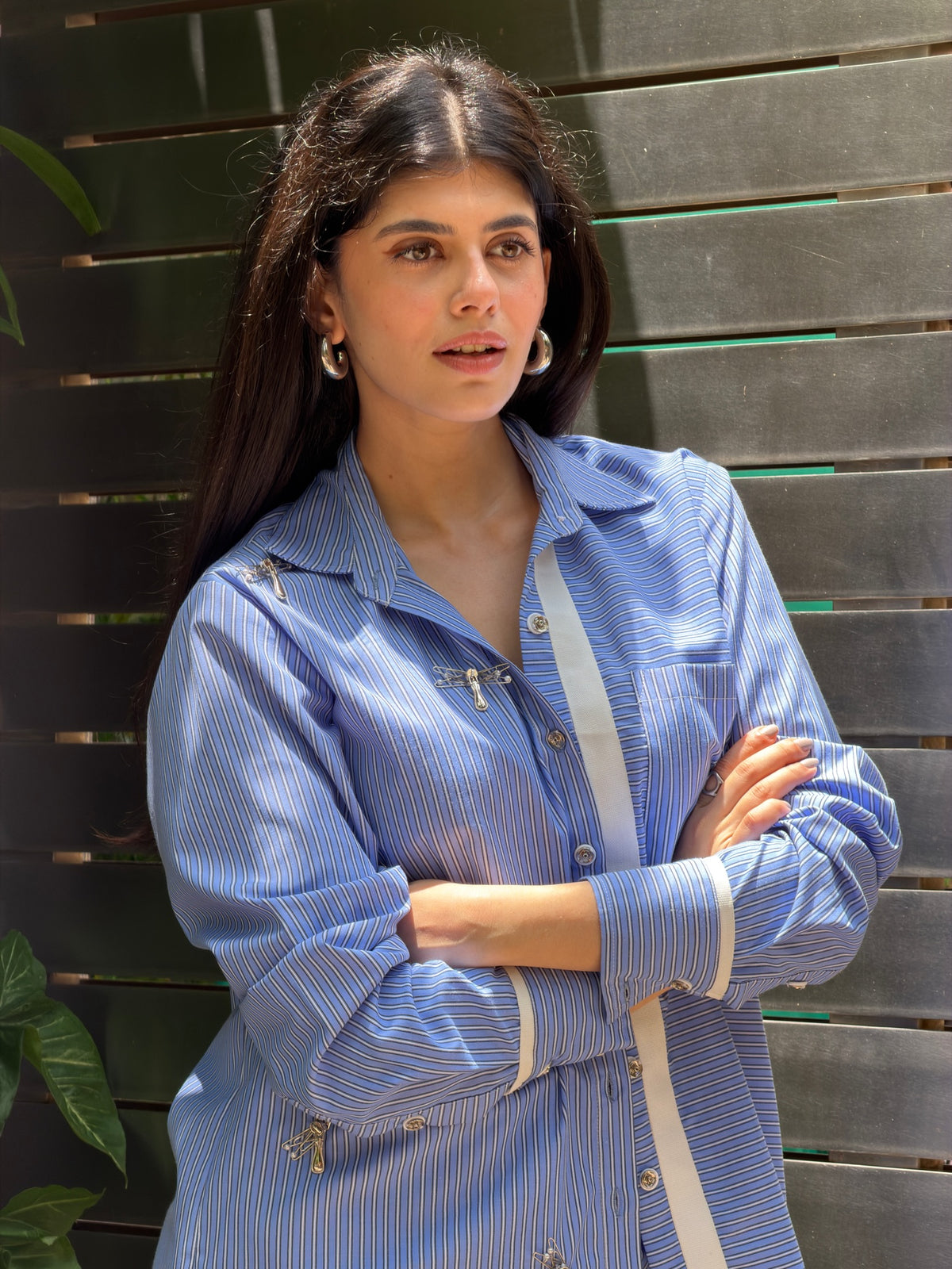 Sanjana Sanghi in Butterfly Static Co-ord Set