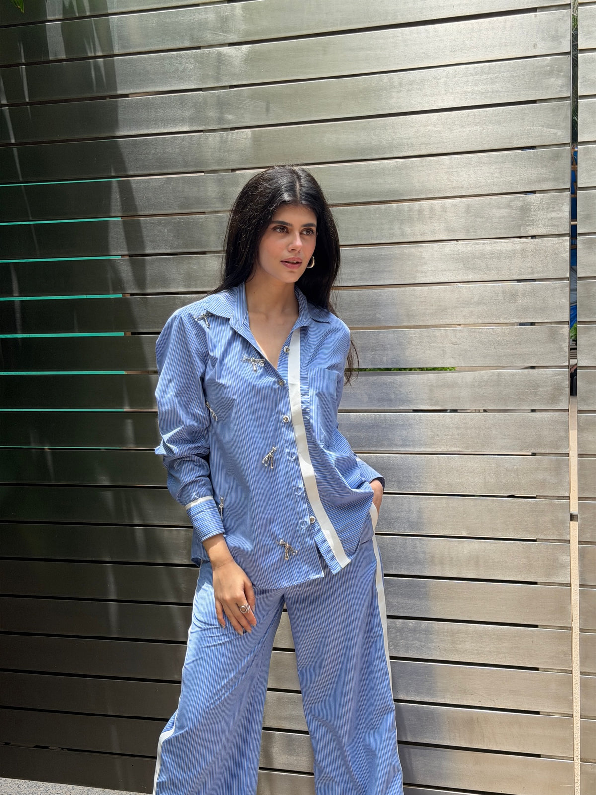 Sanjana Sanghi in Butterfly Static Co-ord Set