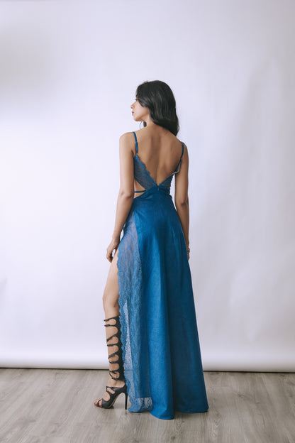 Lunar Edge Cut-Out Gown