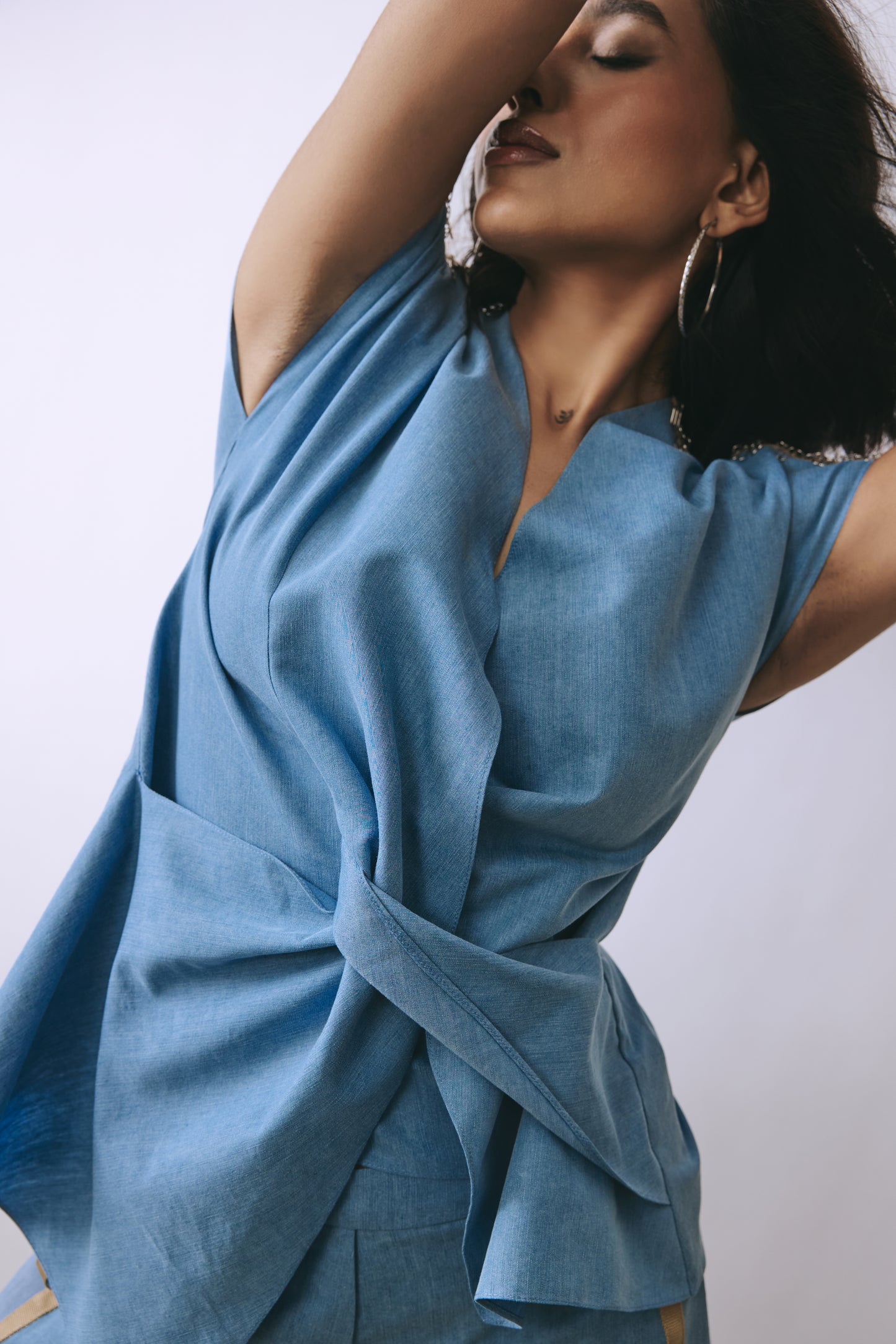 Ice Veil Denim Co-ord Set