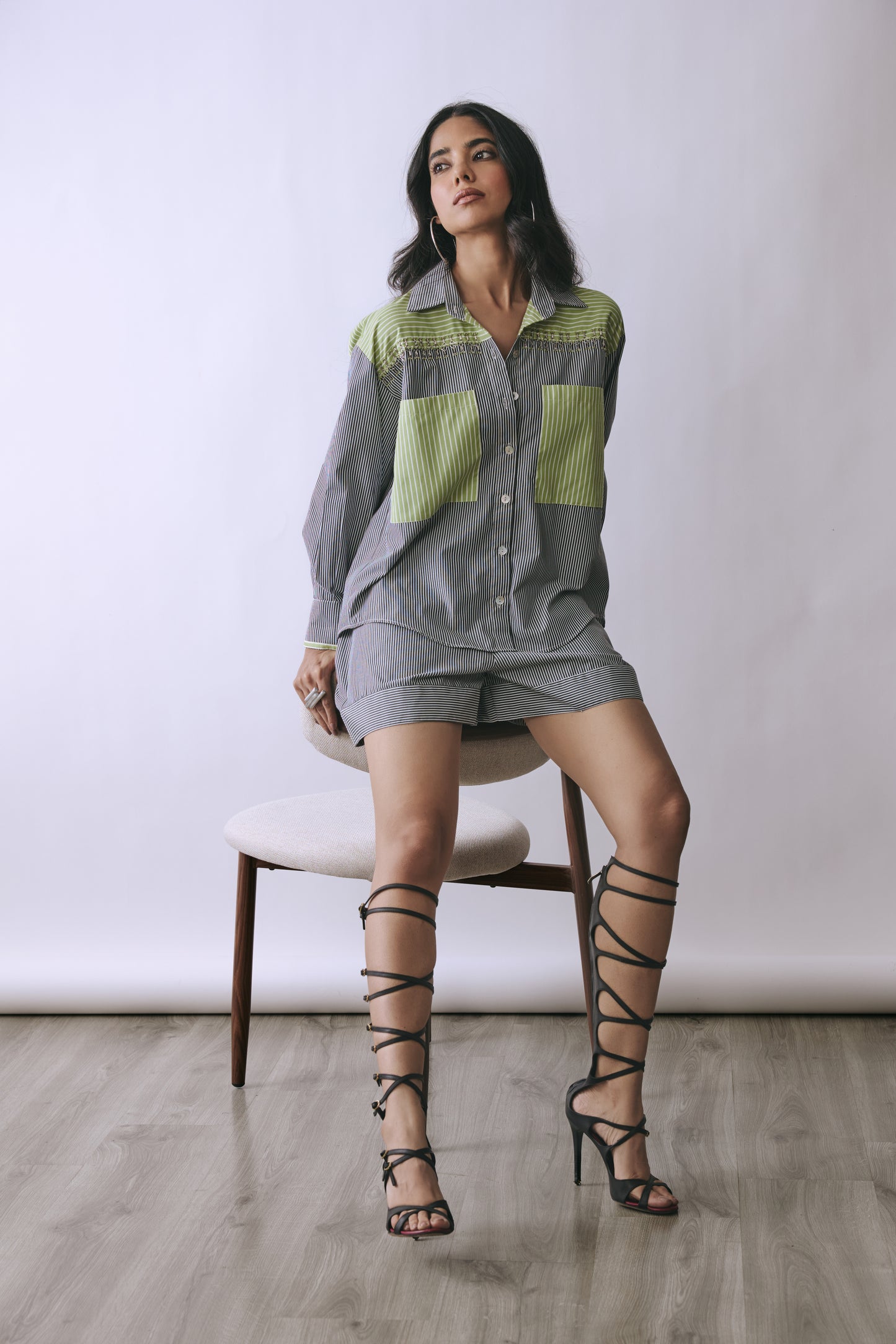 Lime Current Co-Ord Set