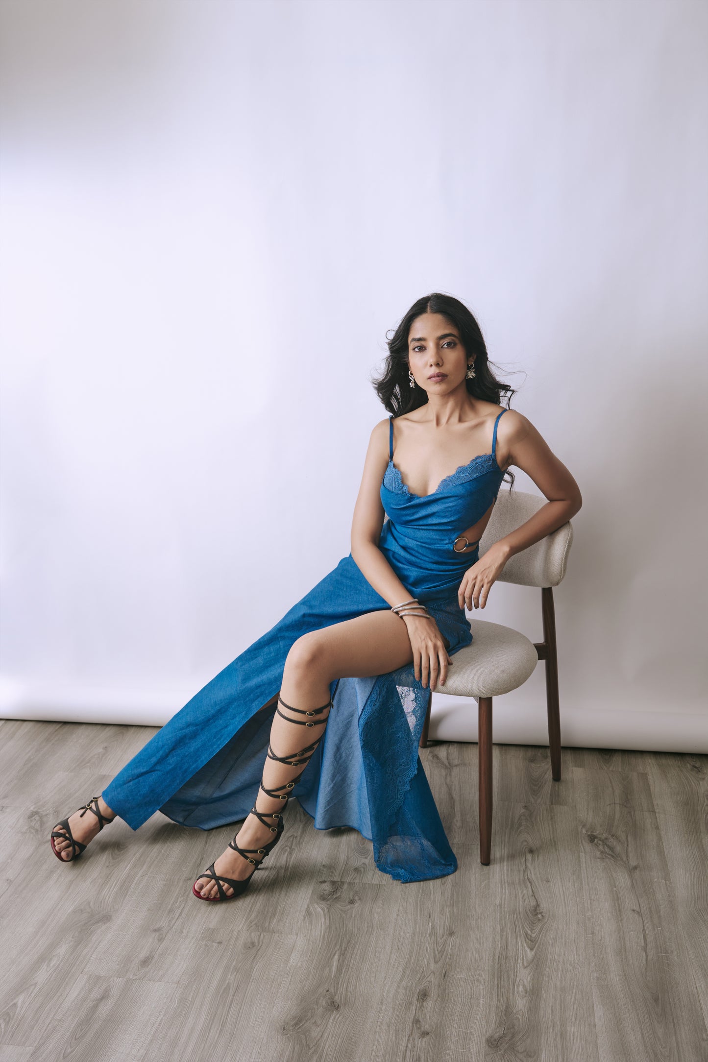 Lunar Edge Cut-Out Gown
