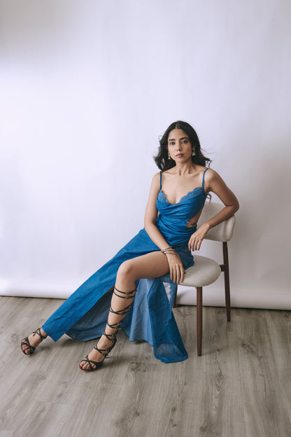 Lunar Edge Cut-Out Gown
