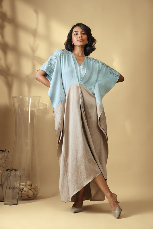 Mint Reverie Kaftan Dress