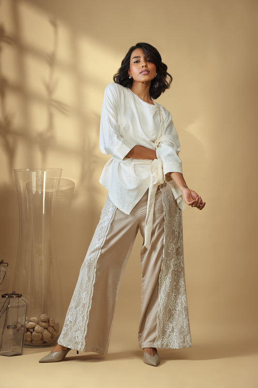 Moonlit Taupe Pant Set