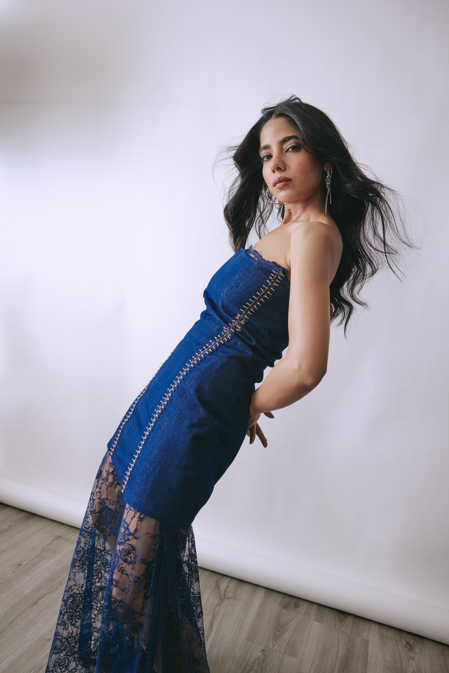 Indigo Mirage Layered Dress