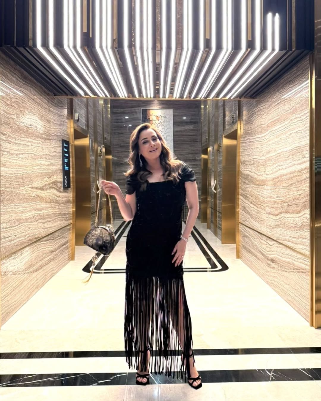 Neelam Kothari in Raven Heirloom Gown