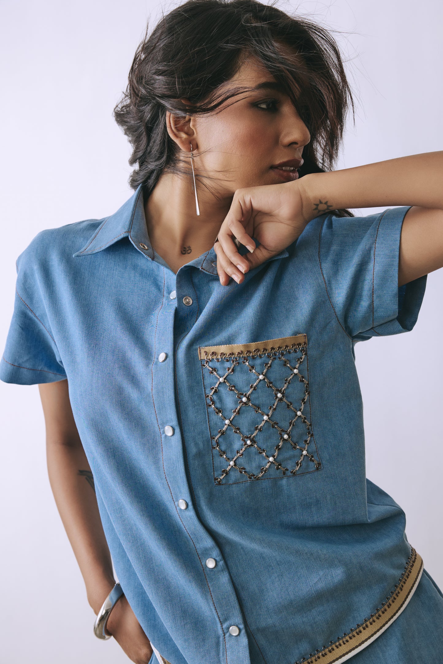 Ice Link Denim Co-ord Set
