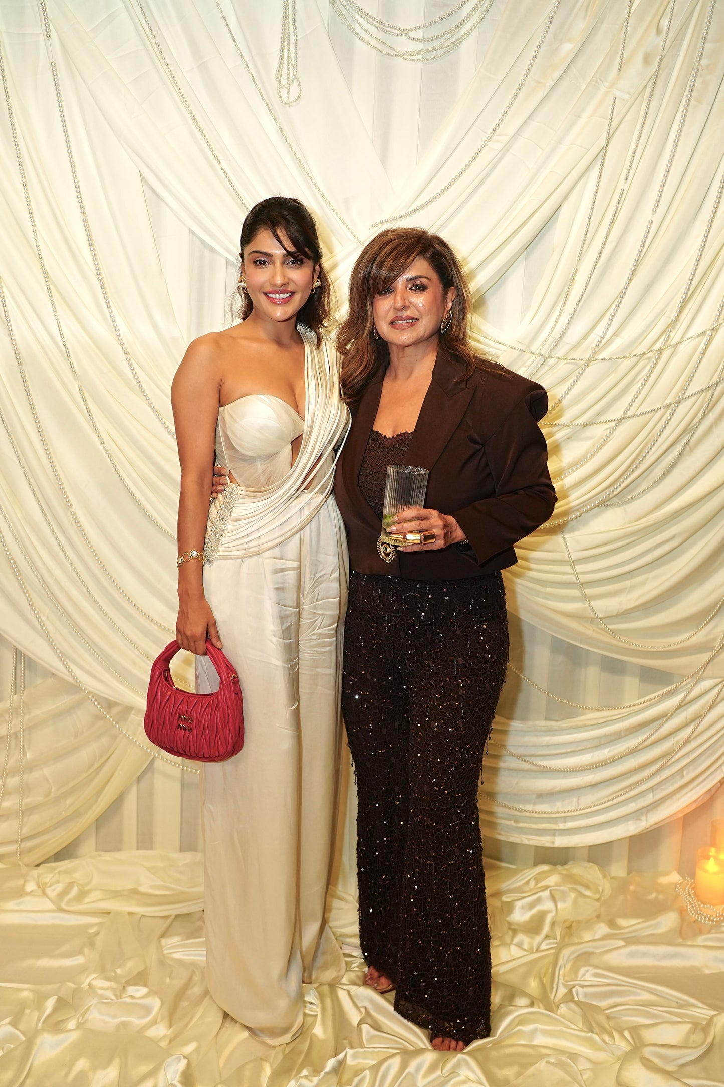 Ishita Raj in Ivory Sculpt Jumpsuit