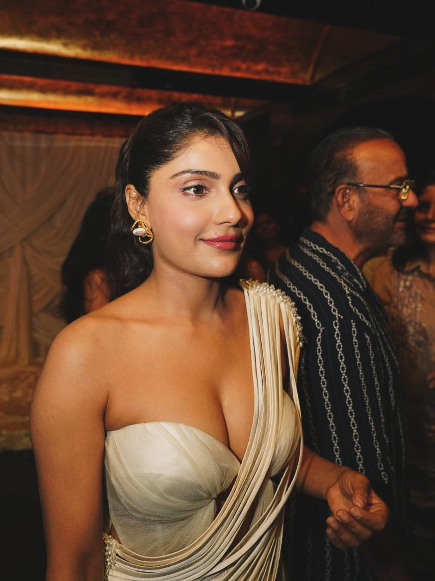 Ishita Raj in Ivory Sculpt Jumpsuit