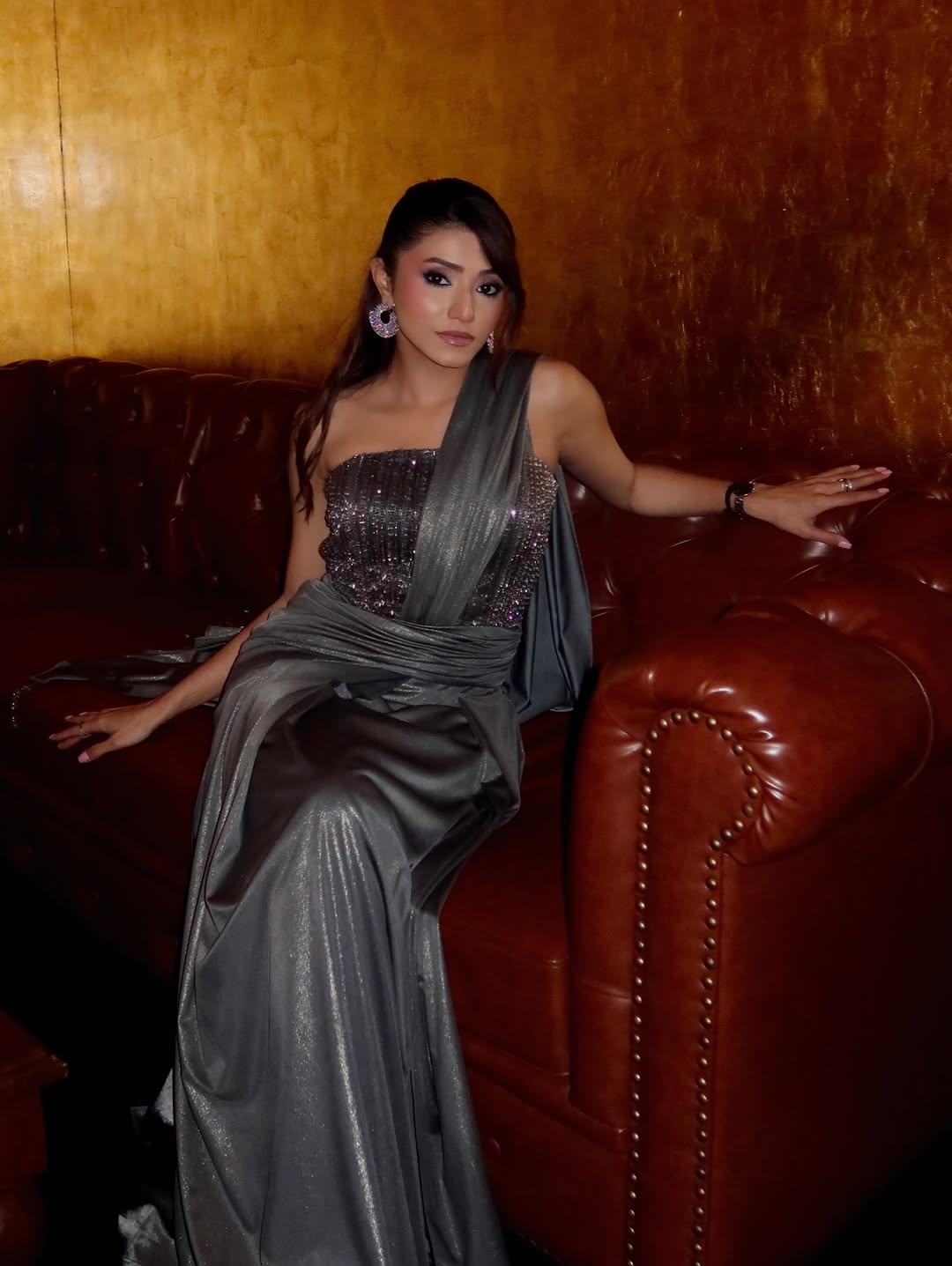Geetika Verma in Molten Muse Gown