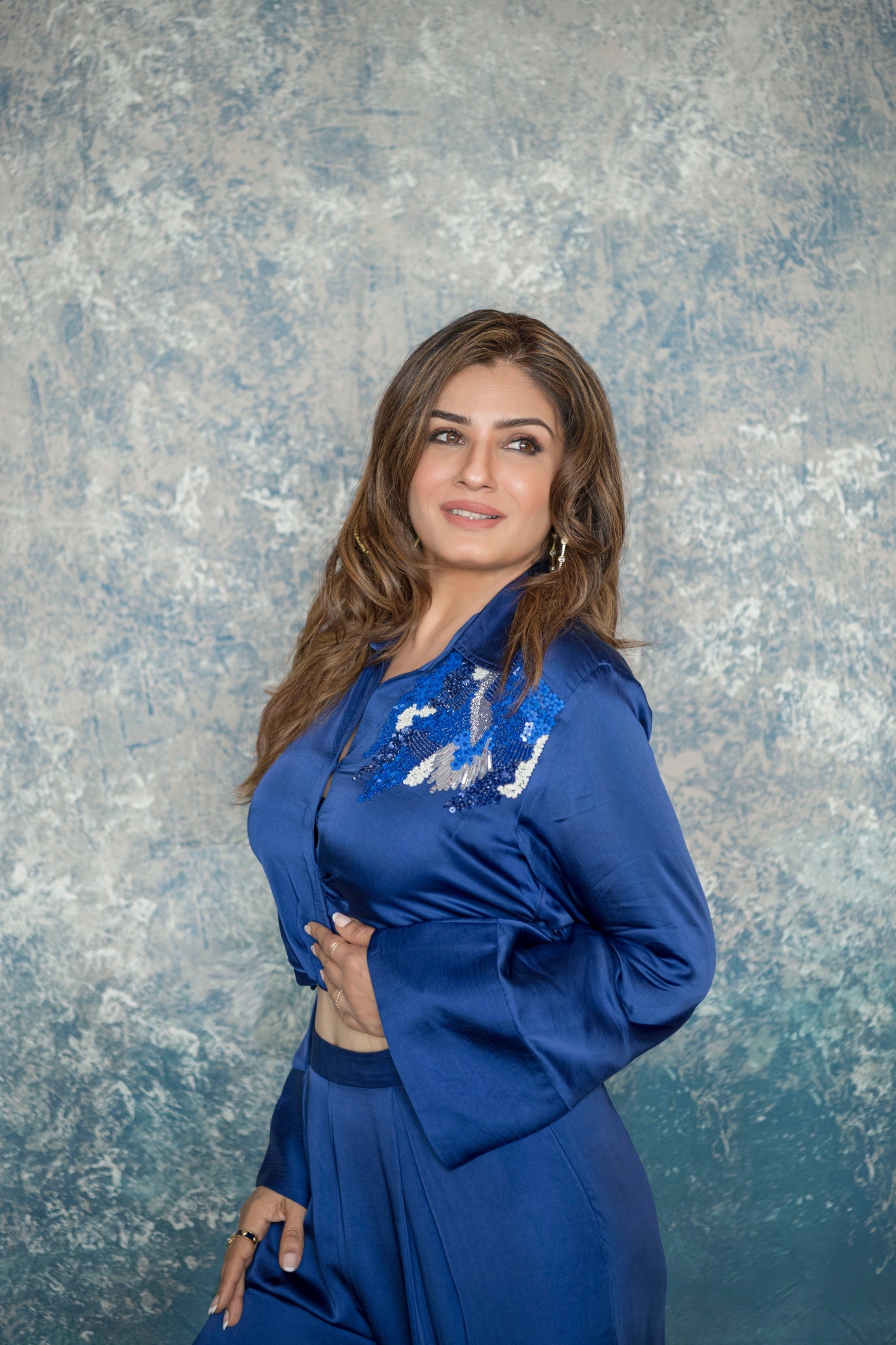 RAVEENA TONDON IN SAPPHIRE REVERIE