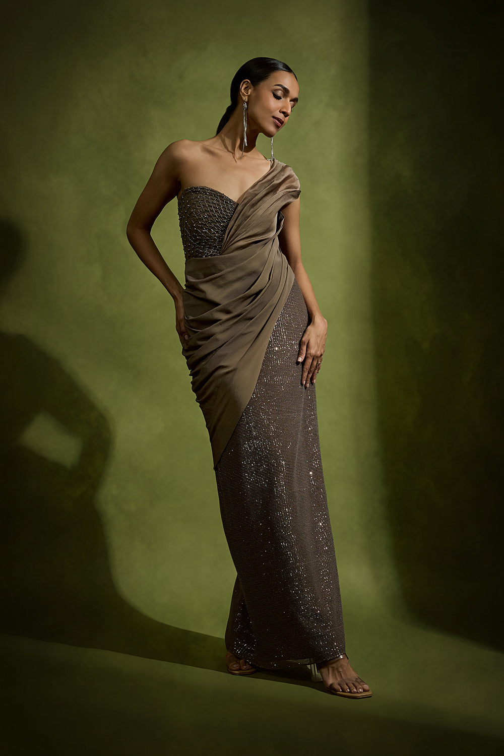 Draped Corset Dress