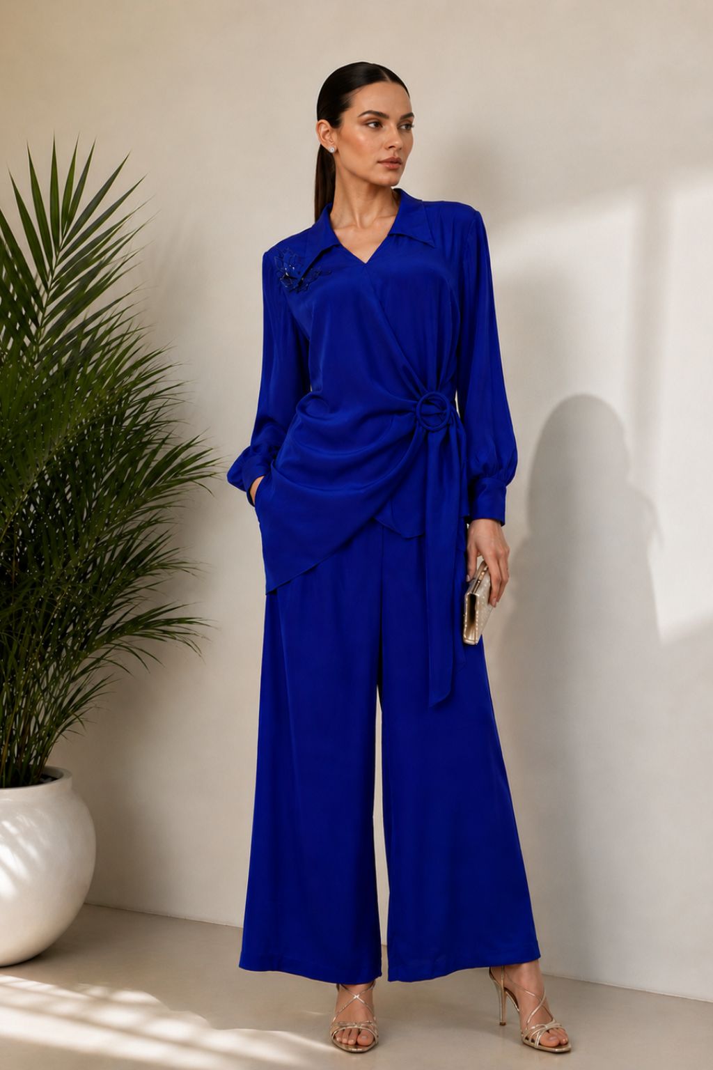 Rich royal blue co-ord