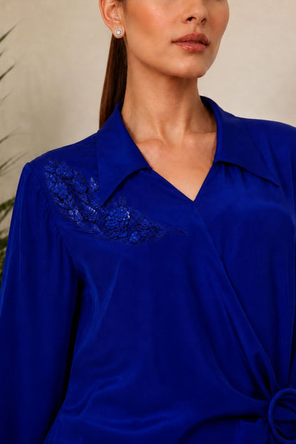 Rich royal blue co-ord