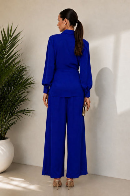 Rich royal blue co-ord