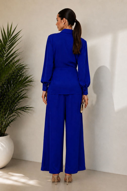 Rich royal blue co-ord