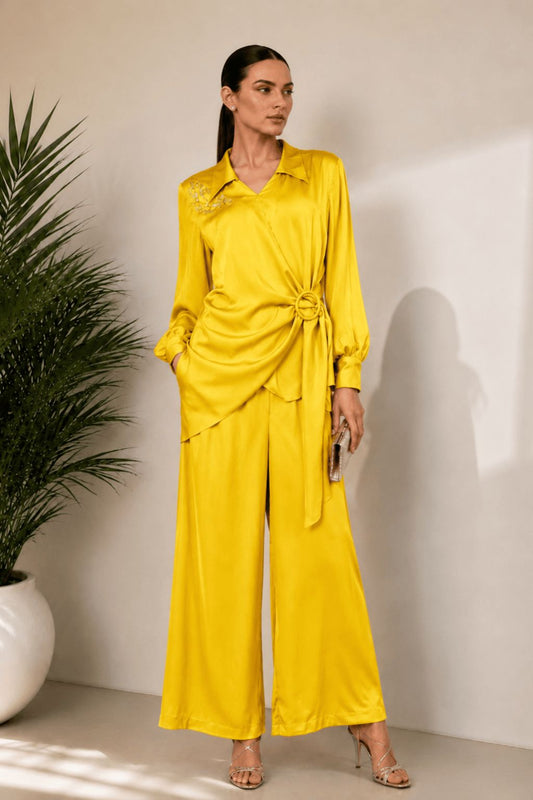 Vibrant Lime yellow co-ord